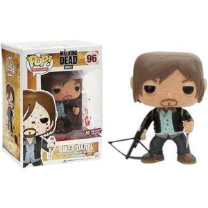 Funko Pop! The Walking Dead Biker Daryl Dixon #96 (Bloody) PX Previews Exclusive